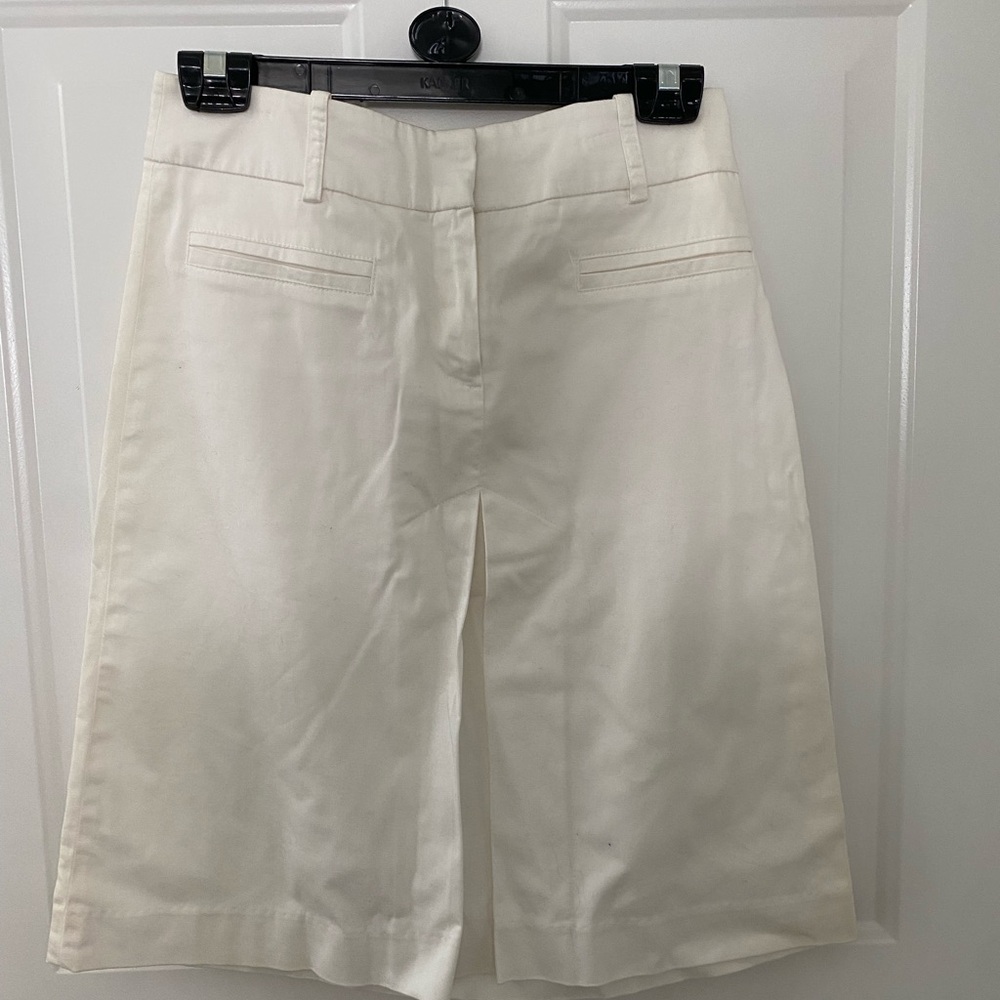 White long skort